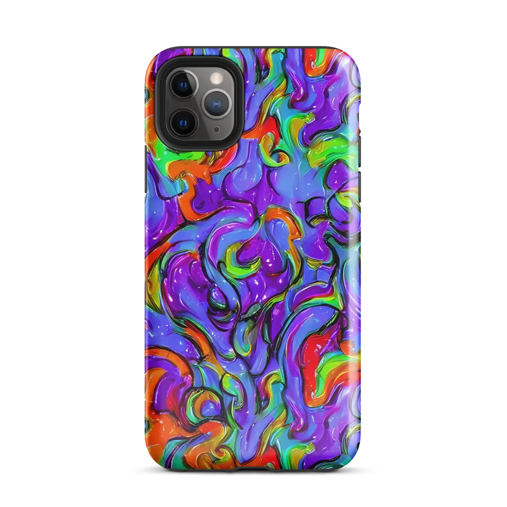 Vivid Meltdown on Tough Case for iPhone® — Front