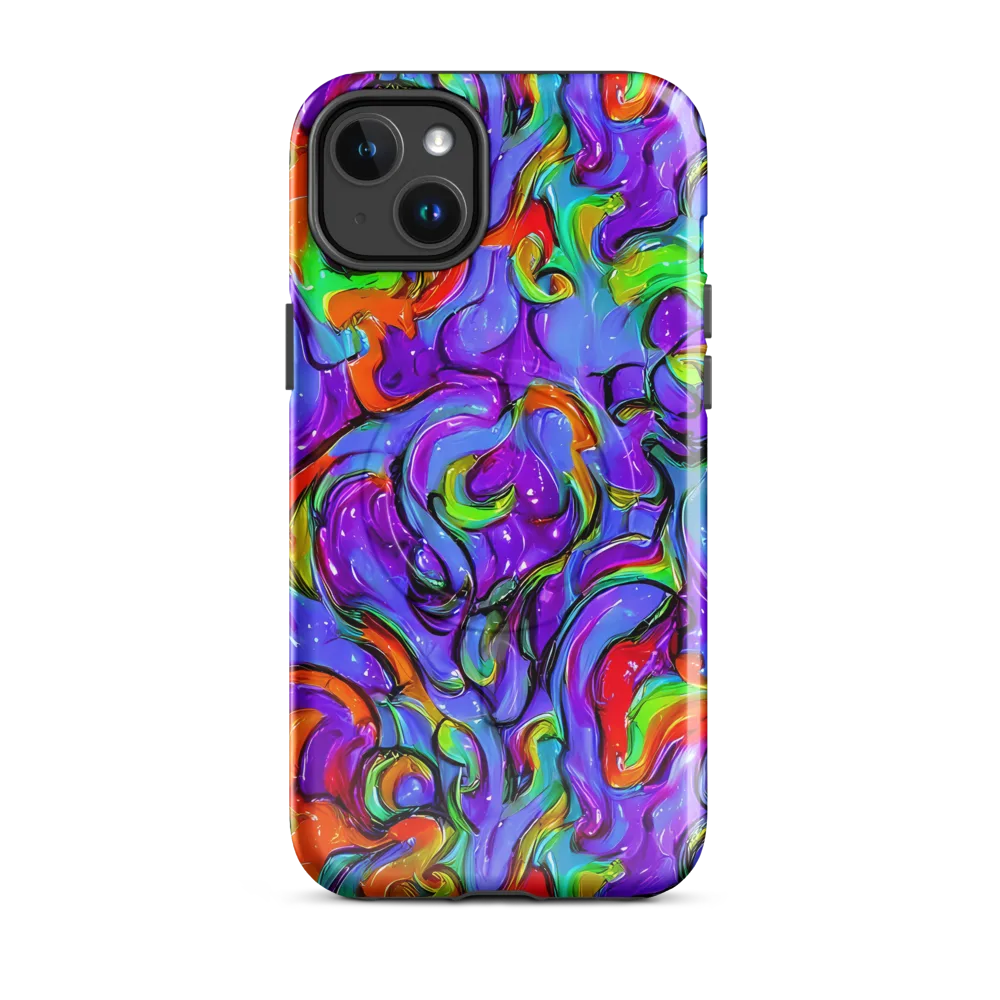 Vivid Meltdown on MagSafe Tough Case for iPhone® — Front