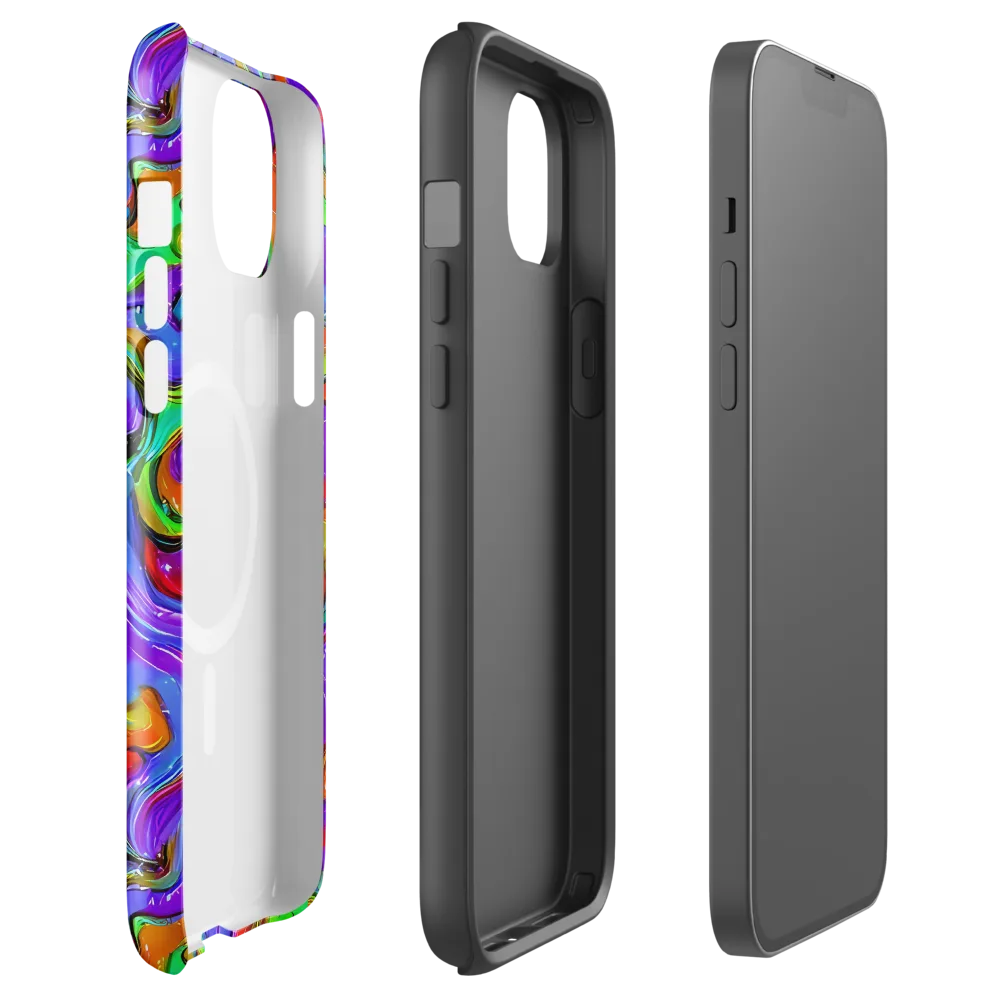 Vivid Meltdown on MagSafe Tough Case for iPhone® — Front