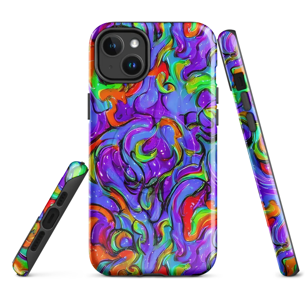 Vivid Meltdown on MagSafe Tough Case for iPhone® — Front