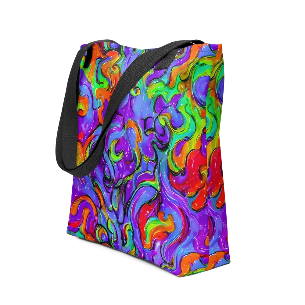 Vivid Meltdown on Tote Bag — Front