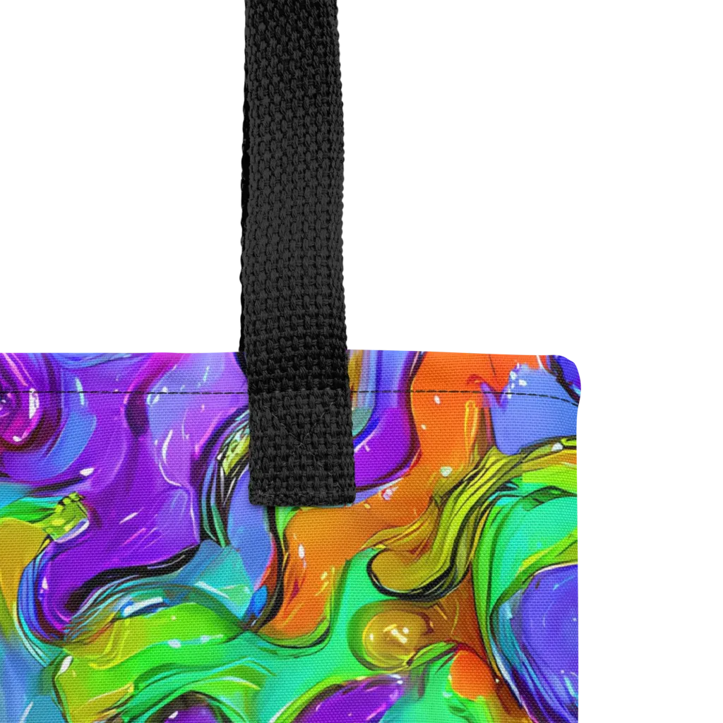 Vivid Meltdown on Tote Bag — Product details