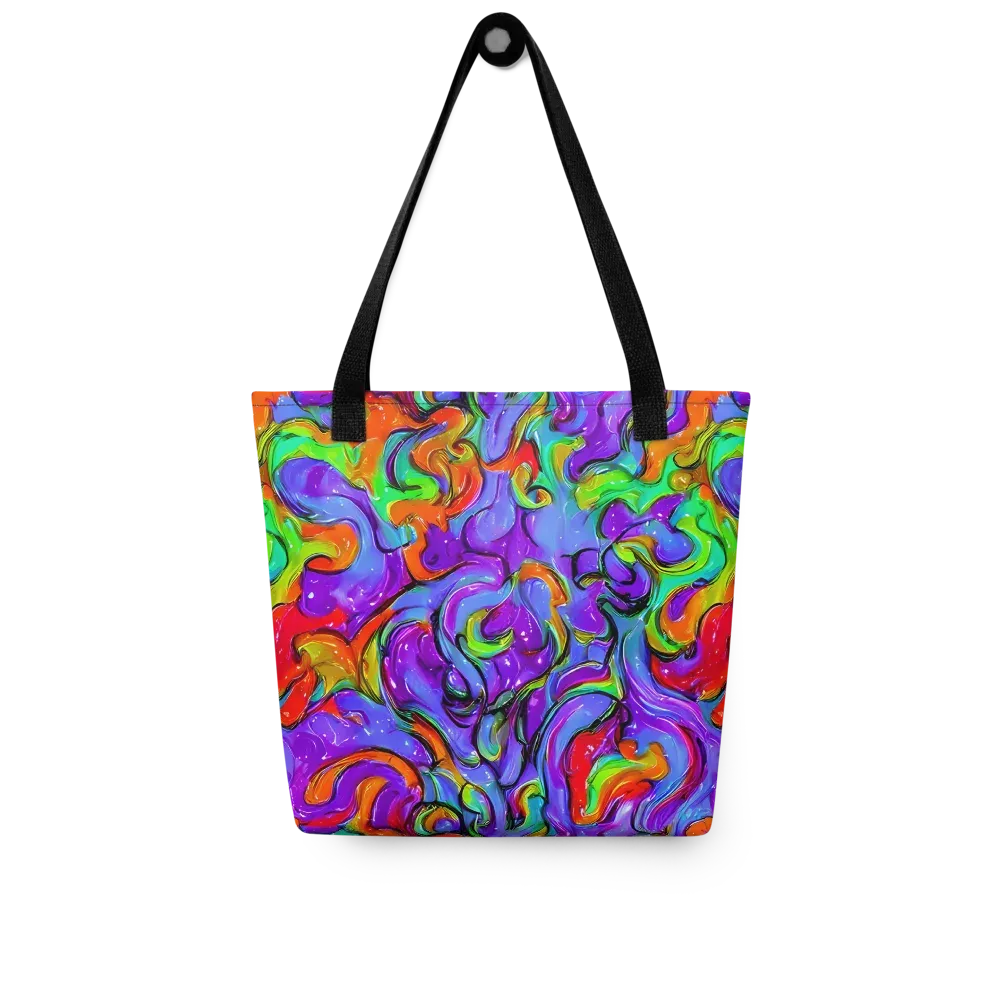 Vivid Meltdown on Tote Bag — Front