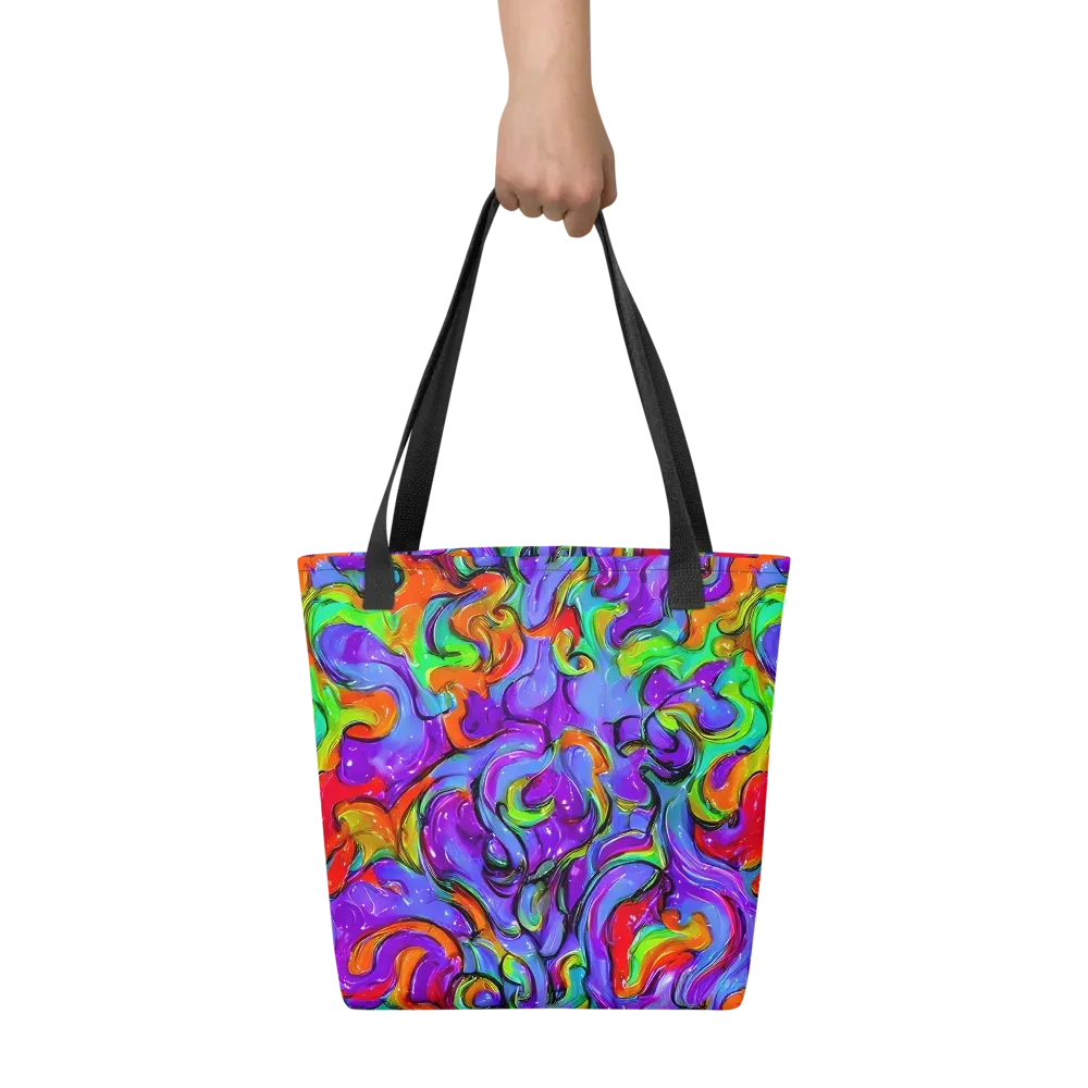 Vivid Meltdown on Tote Bag — Front