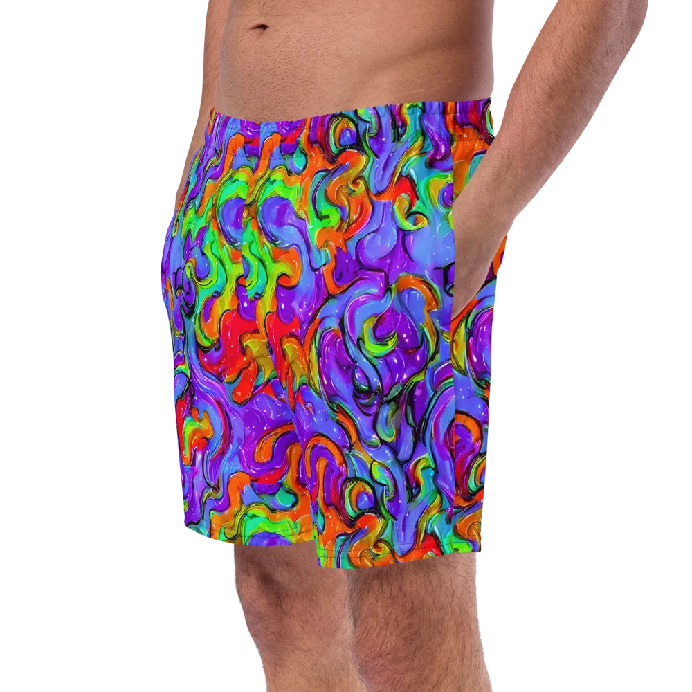 Vivid Meltdown on Swim Trunks — Left Front