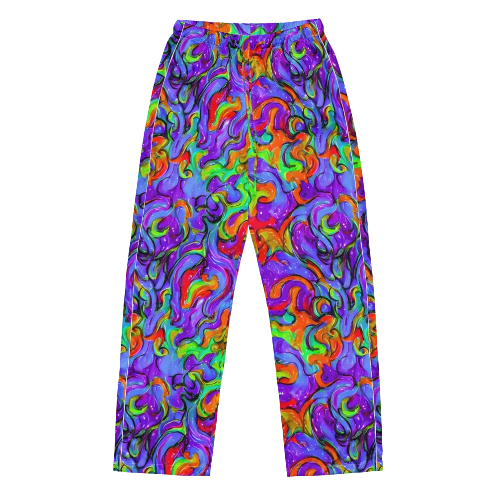 Vivid Meltdown on Women's Pajama Pants — Front