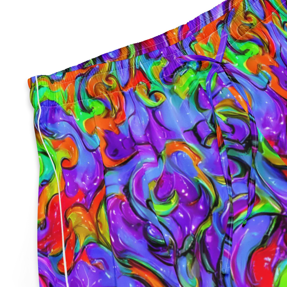 Vivid Meltdown on Women's Pajama Shorts — Product details