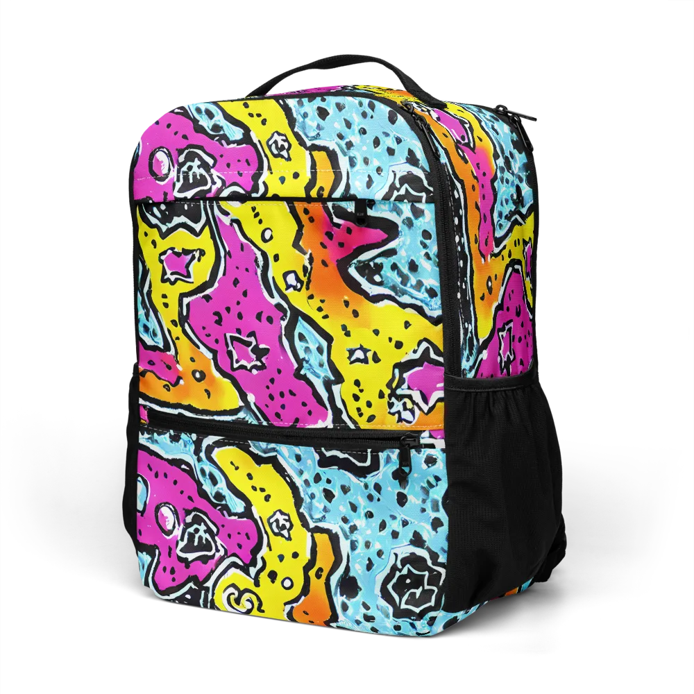 Acid Splash on Utility Backpack — Left Front