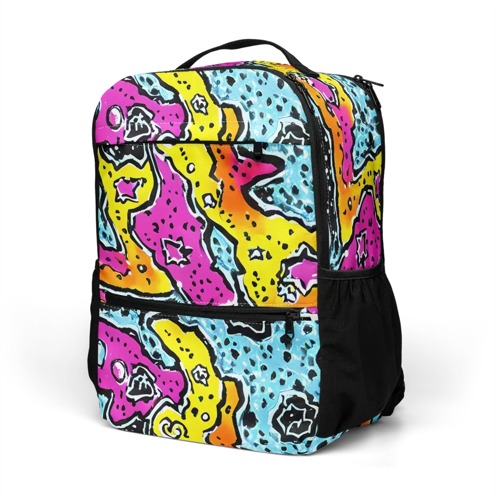 Acid Splash on Utility Backpack — Left Front
