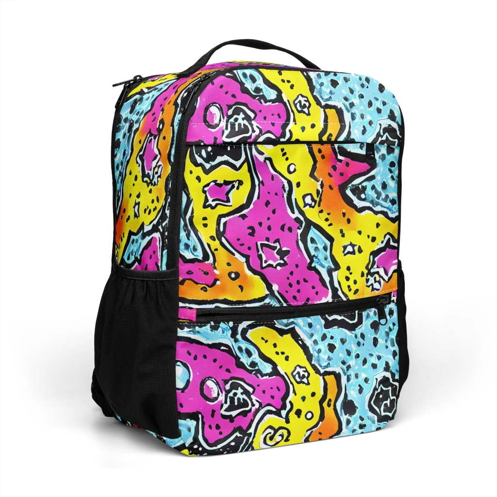 Acid Splash on Utility Backpack — Right Front