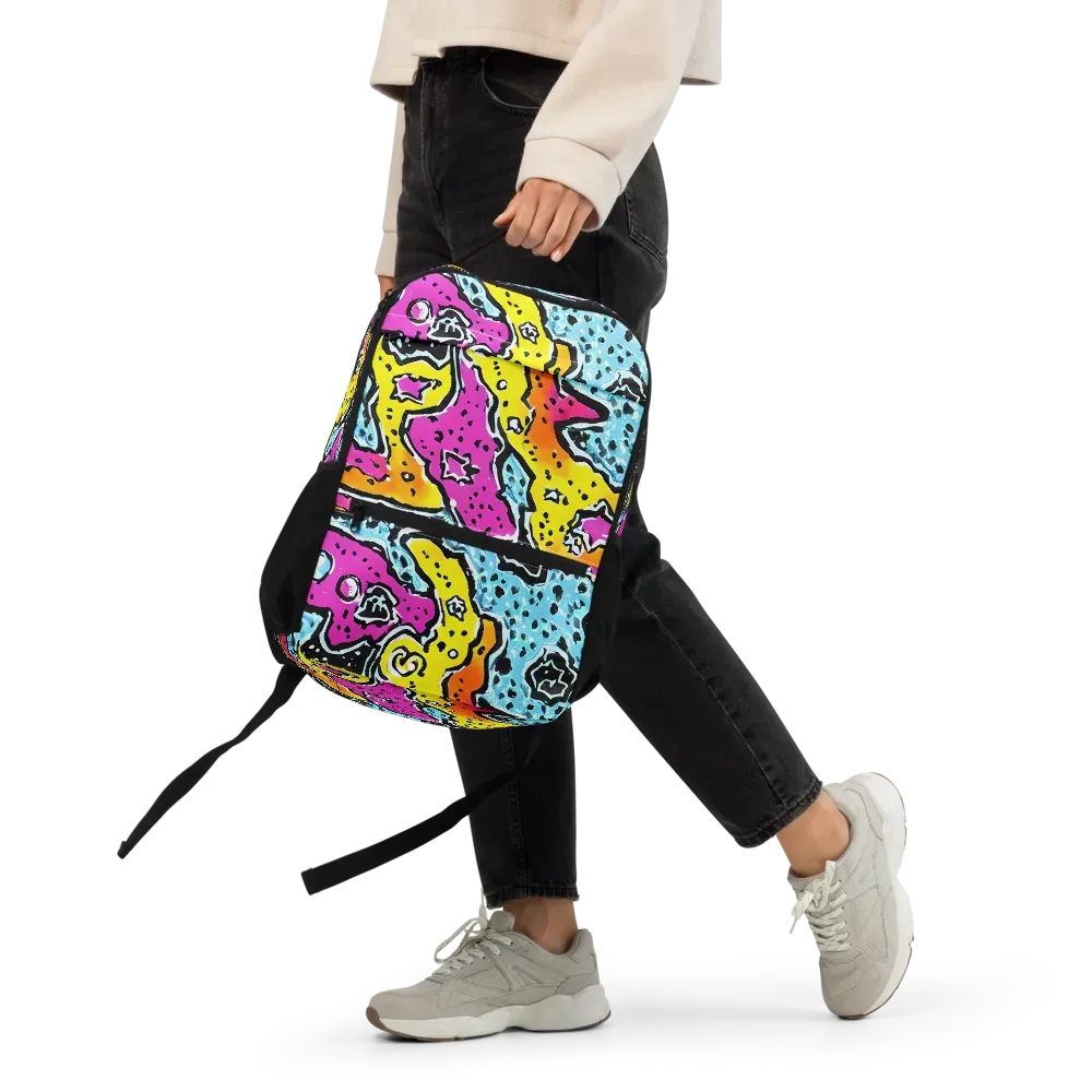 Acid Splash on Utility Backpack — Front