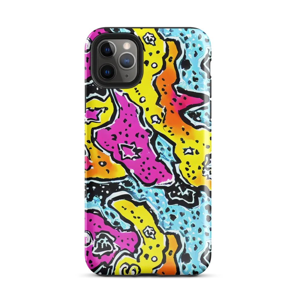 Acid Splash on Tough Case for iPhone® — Front