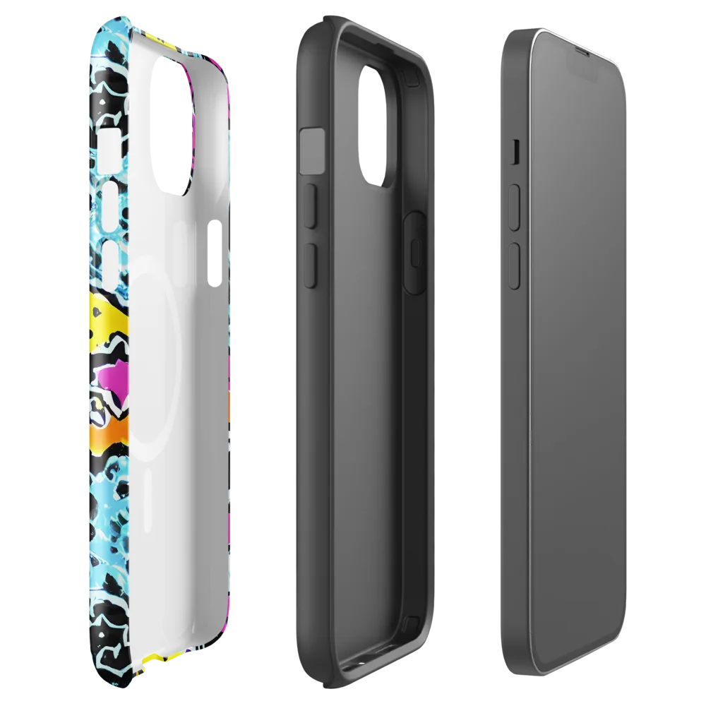 Acid Splash on MagSafe Tough Case for iPhone® — Front