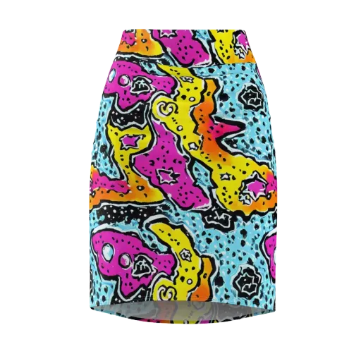 Acid Splash on a Pencil Skirt