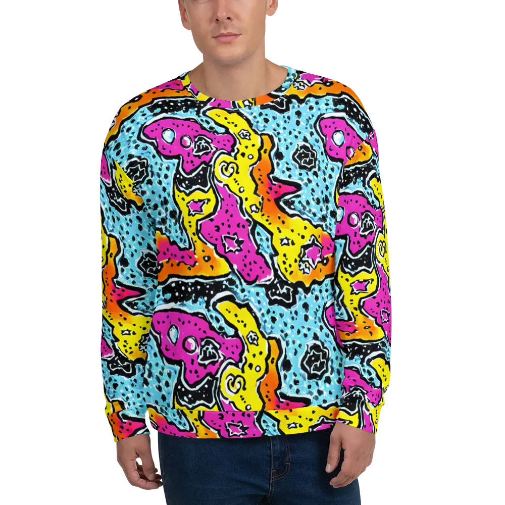 Acid Splash on Sweatshirt — Front