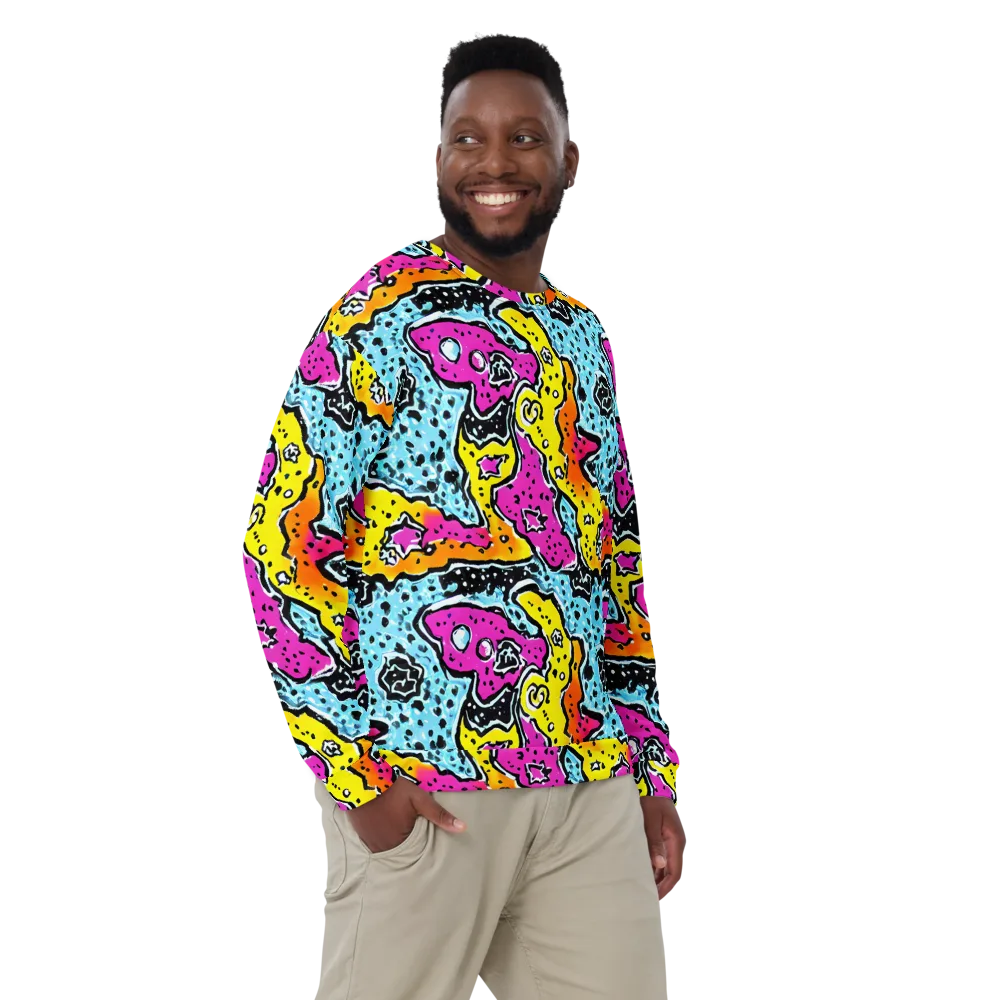 Acid Splash on Sweatshirt — Front