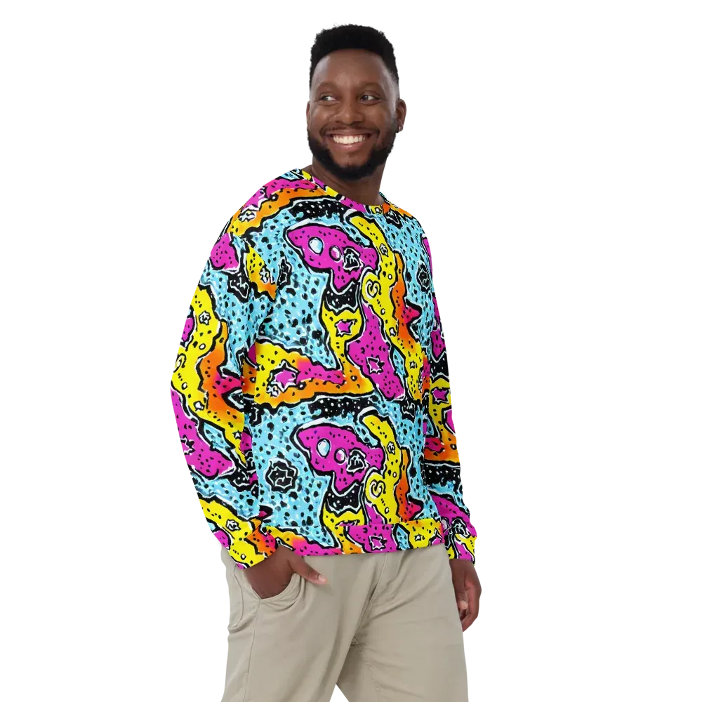 Acid Splash on Sweatshirt — Front