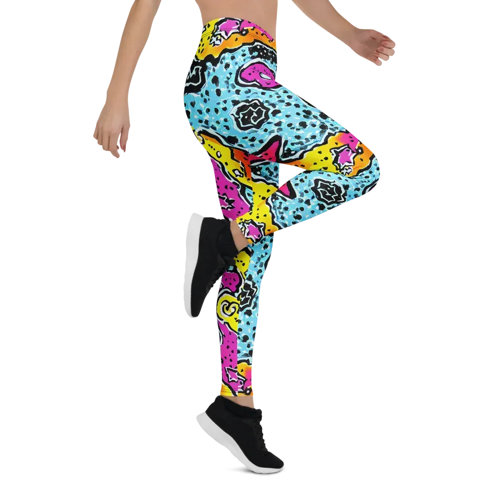 Acid Splash on Leggings — Right