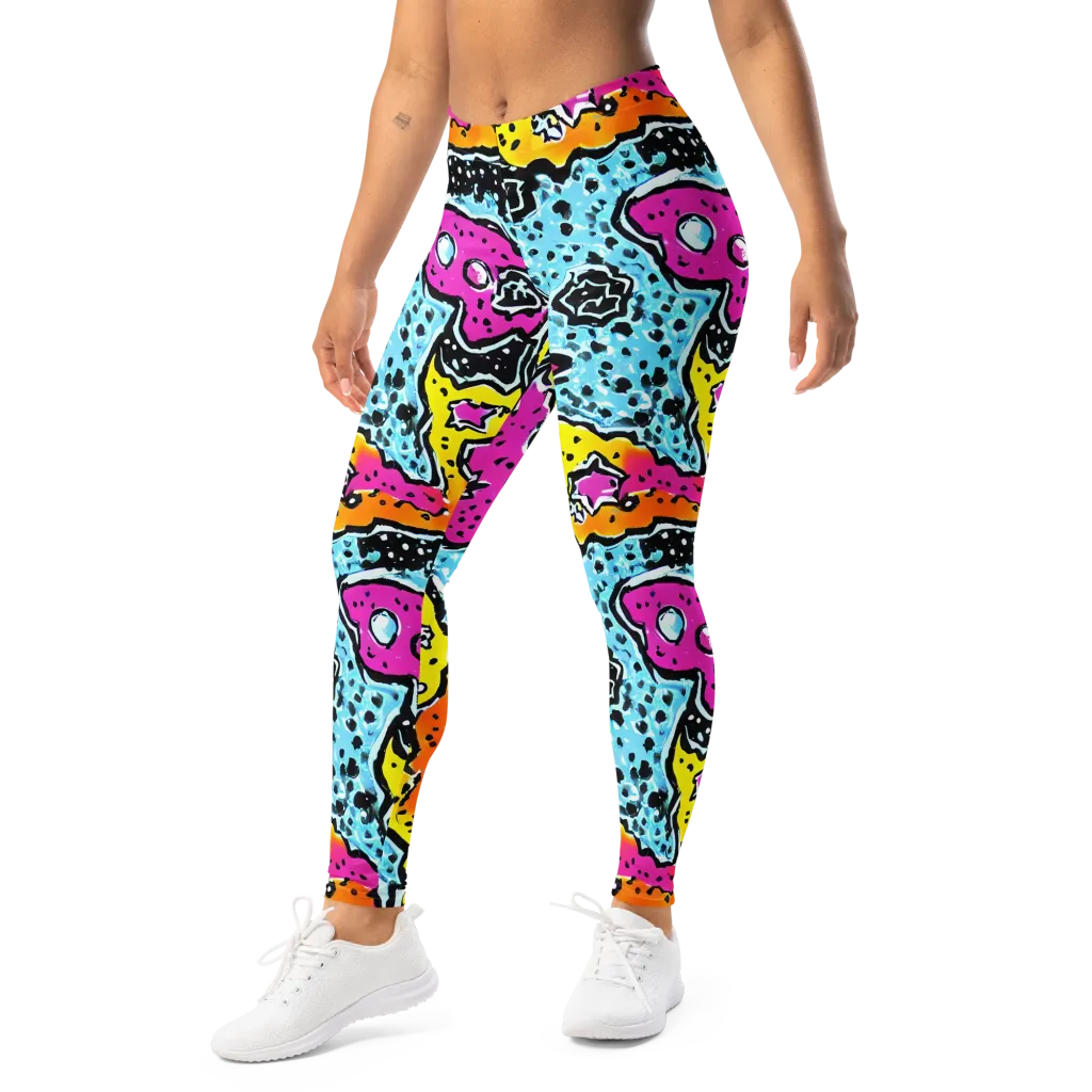 Acid Splash on Leggings — Left Front
