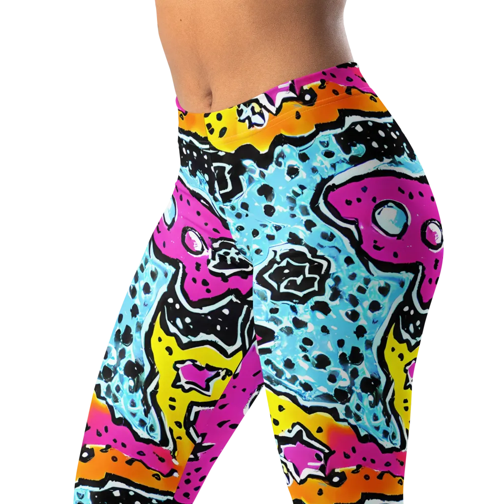 Acid Splash on Leggings — Left Front