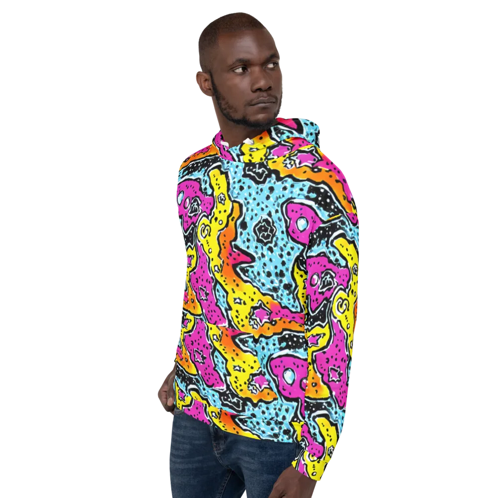 Acid Splash on Hoodie — Left