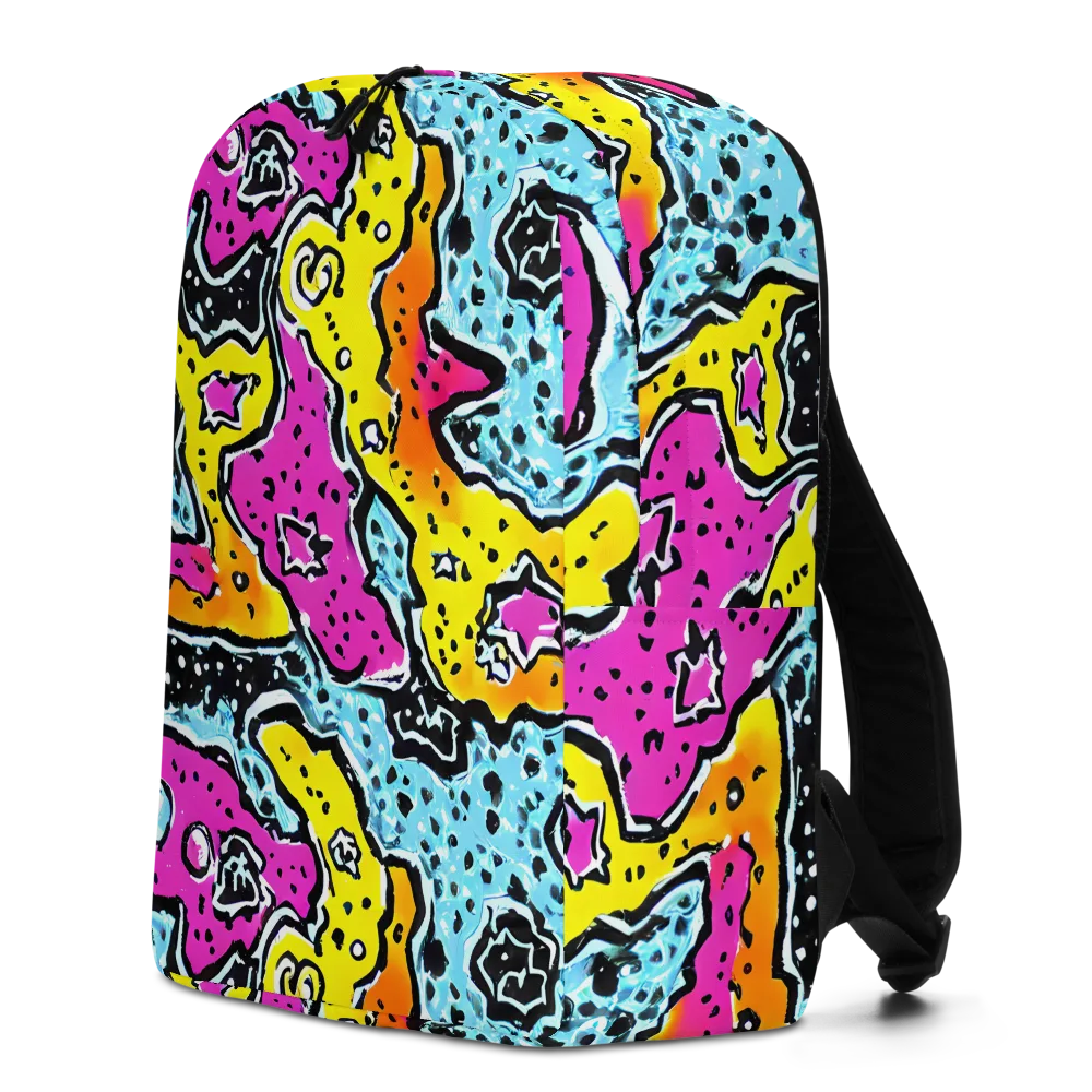 Acid Splash on Minimalist Backpack — Left