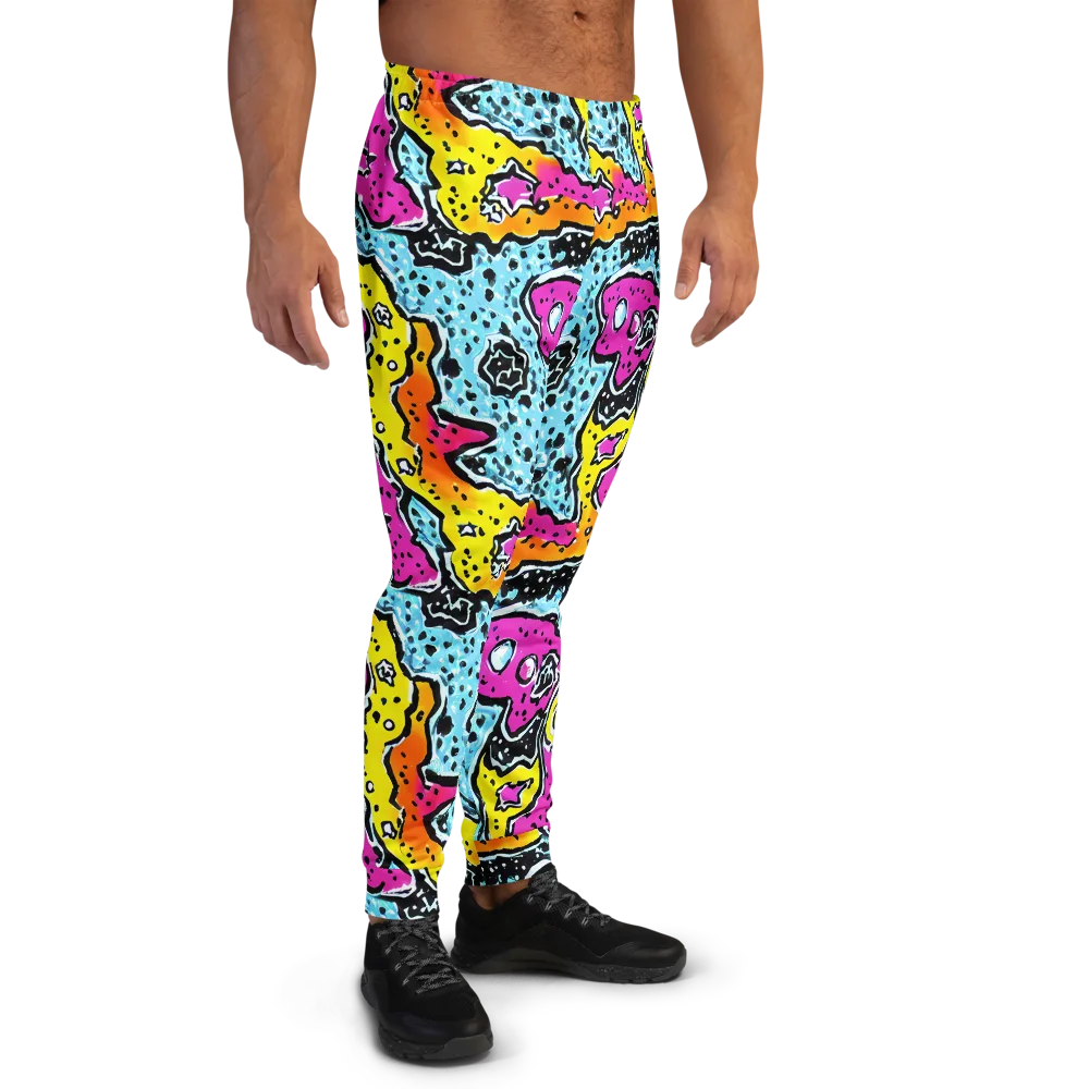 Acid Splash on Men's Joggers — Right
