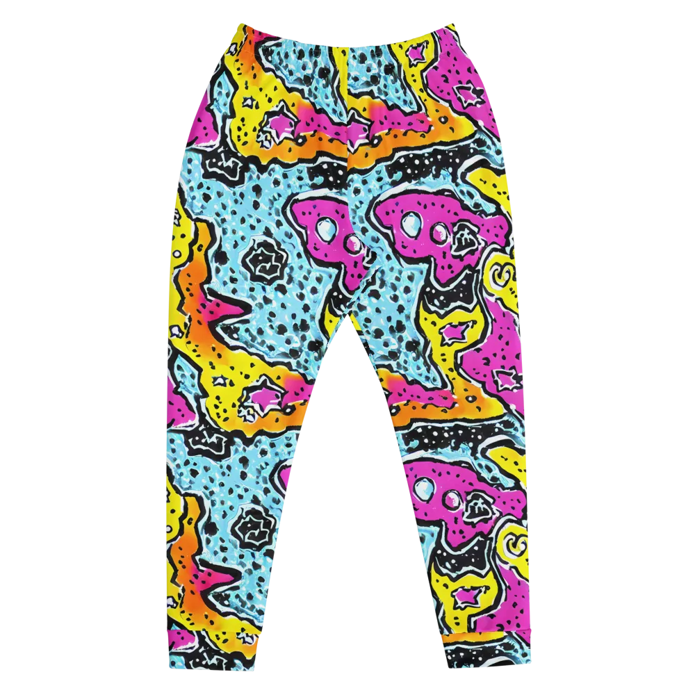 Acid Splash on Men's Joggers — Front