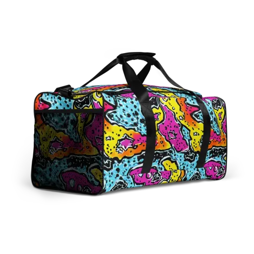 Acid Splash on a Duffle Bag