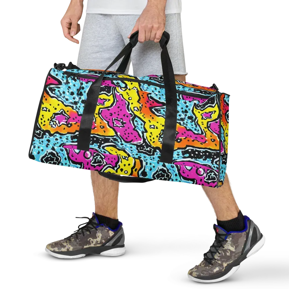 Acid Splash on Duffle Bag — Front