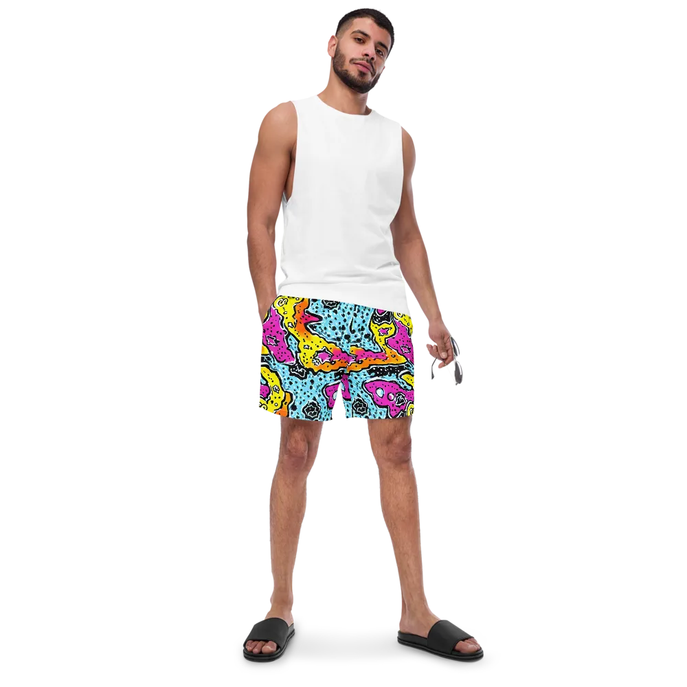 Acid Splash on Swim Trunks — Front
