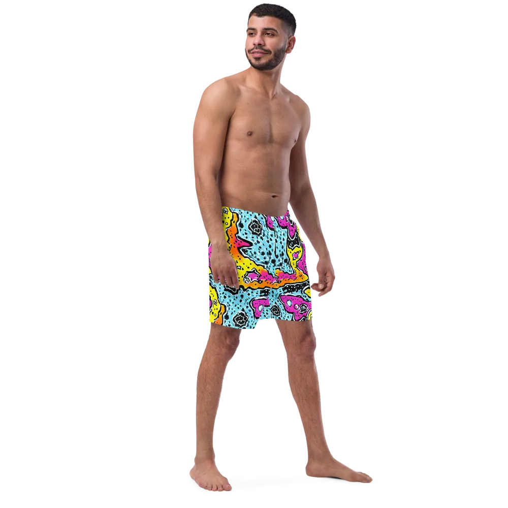 Acid Splash on Swim Trunks — Right Front