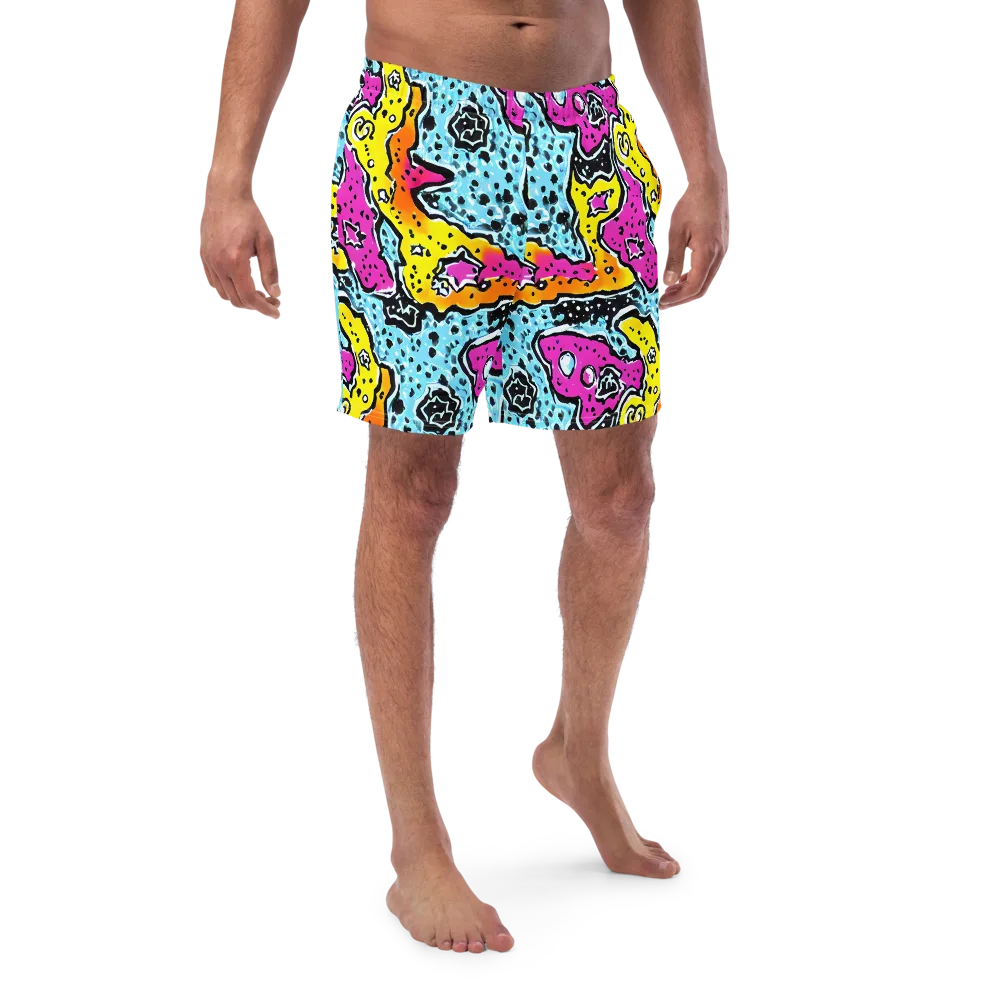 Acid Splash on Swim Trunks — Front