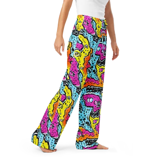 Acid Splash on a Women's Pajama Pants