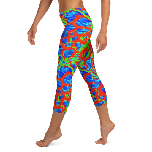 Plasma Lattice on a Capri Leggings