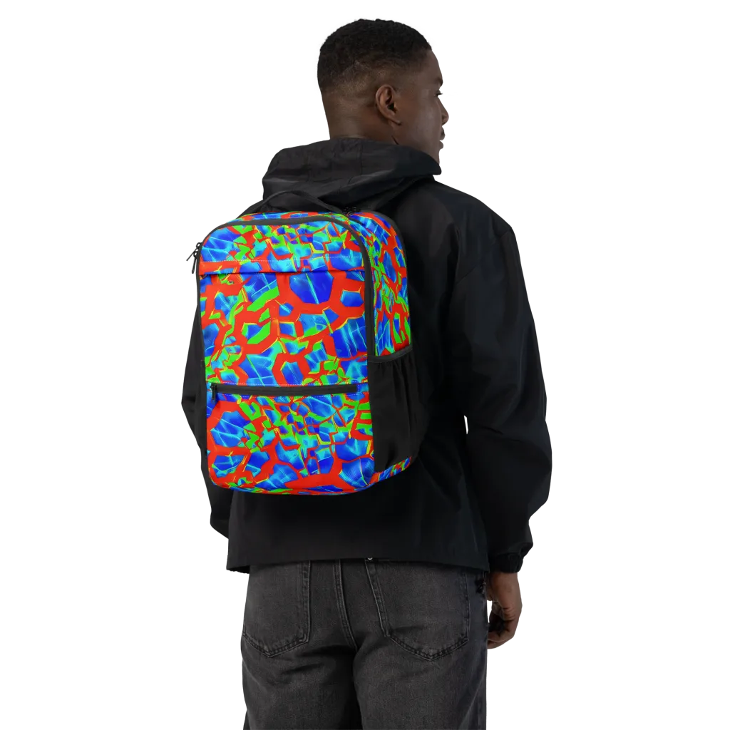 Plasma Lattice on Utility Backpack — Back