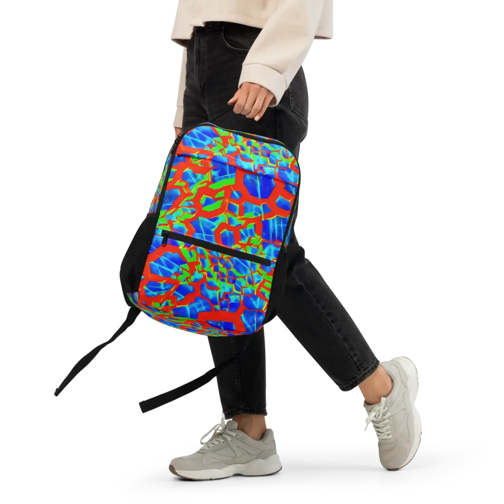 Plasma Lattice on Utility Backpack — Front