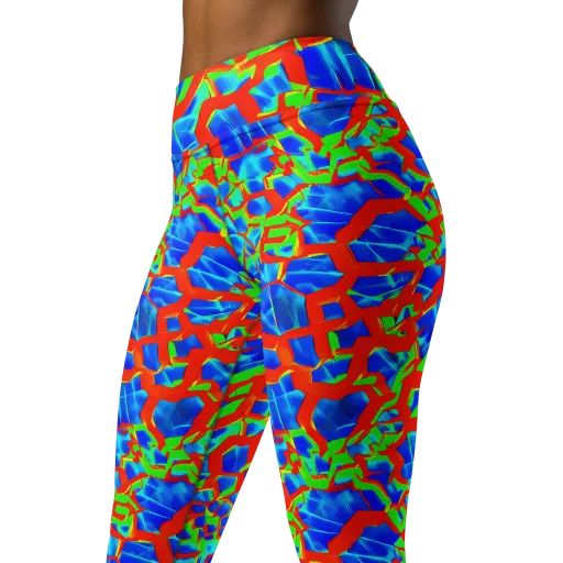 Plasma Lattice on a Yoga Leggings