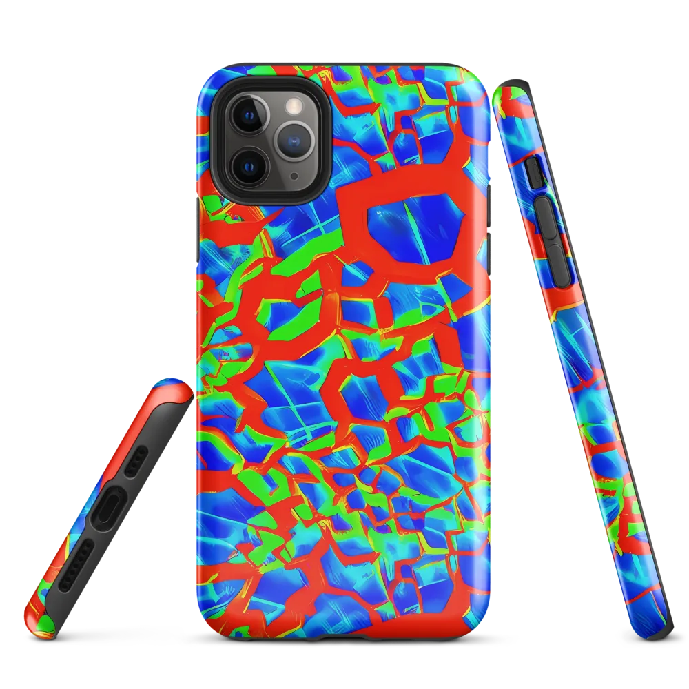 Plasma Lattice on Tough Case for iPhone® — Front