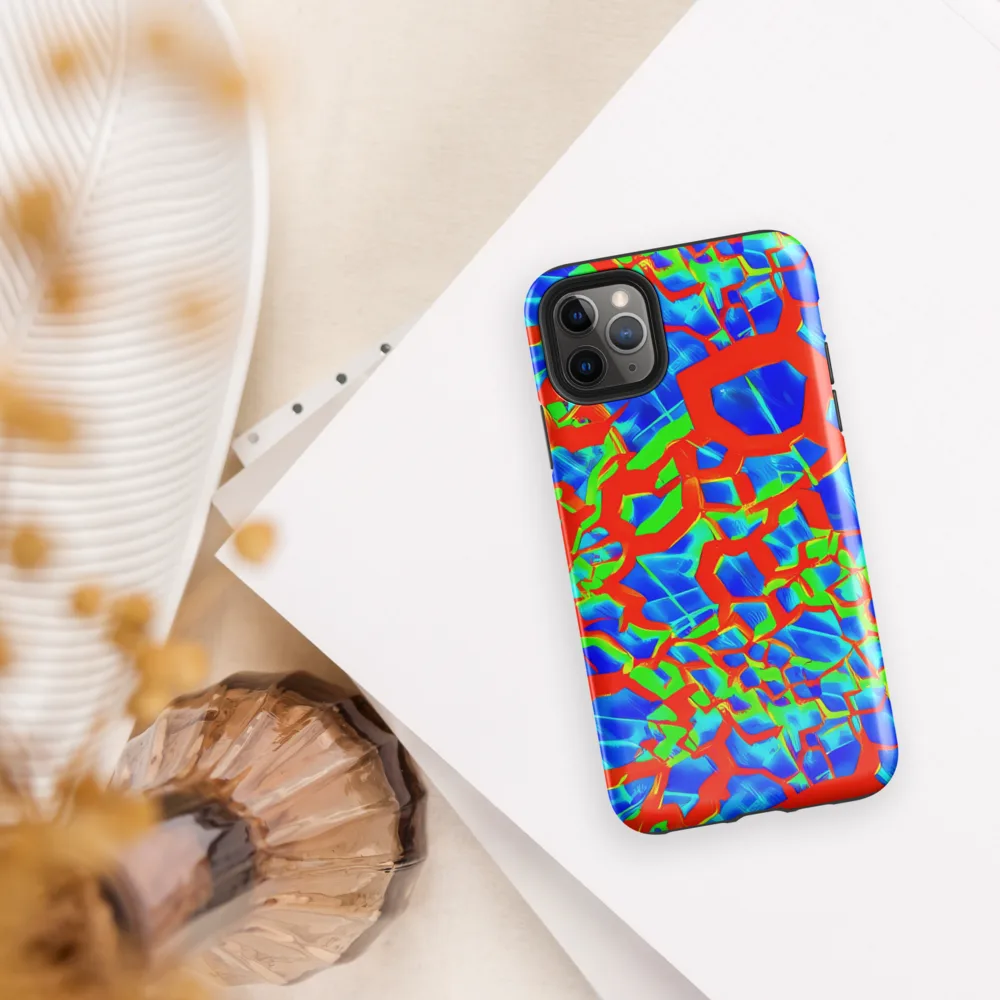 Plasma Lattice on Tough Case for iPhone® — Front