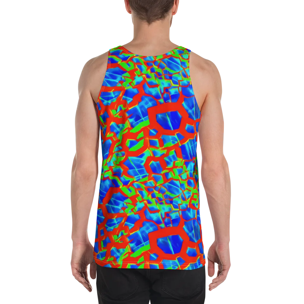 Plasma Lattice on Men's Tank Top — Back