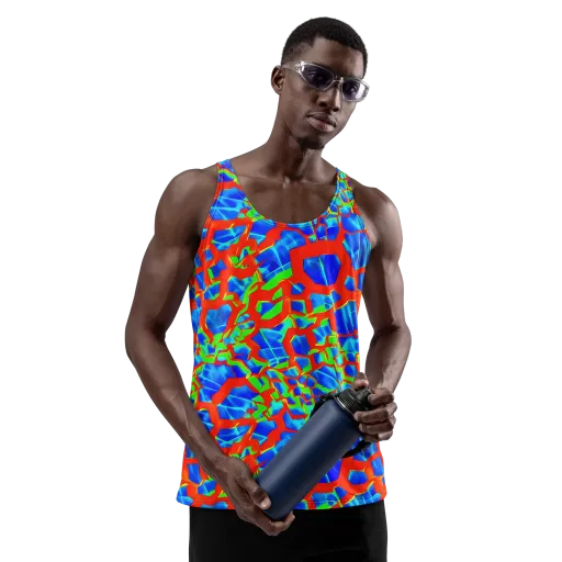 Plasma Lattice on a Men's Tank Top