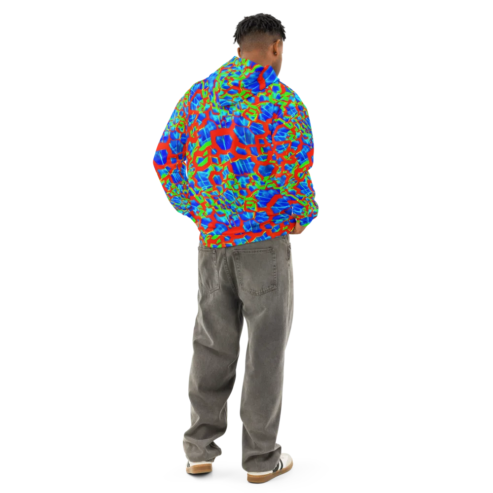Plasma Lattice on Cotton Hoodie — Back