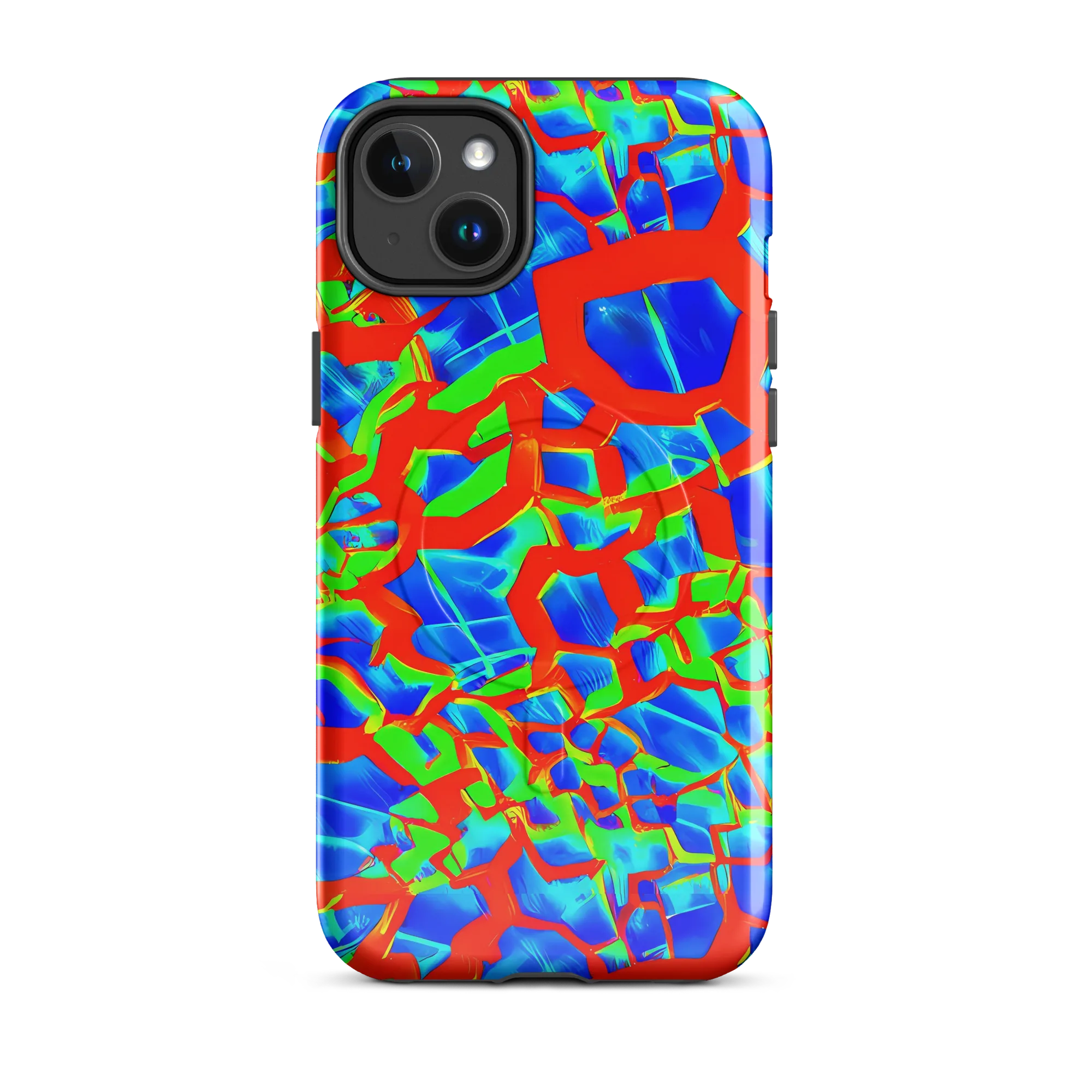 Plasma Lattice on MagSafe Tough Case for iPhone® — Front