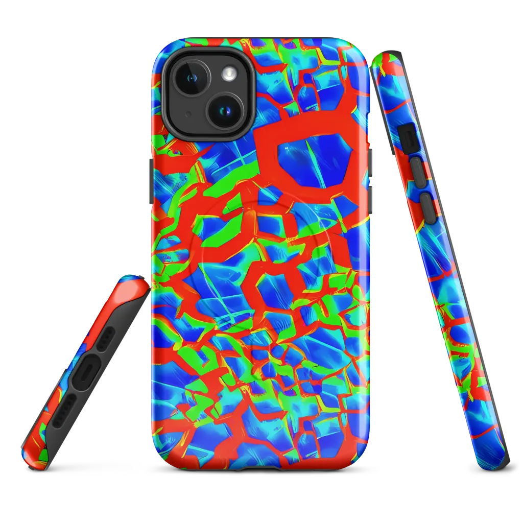Plasma Lattice on MagSafe Tough Case for iPhone® — Front