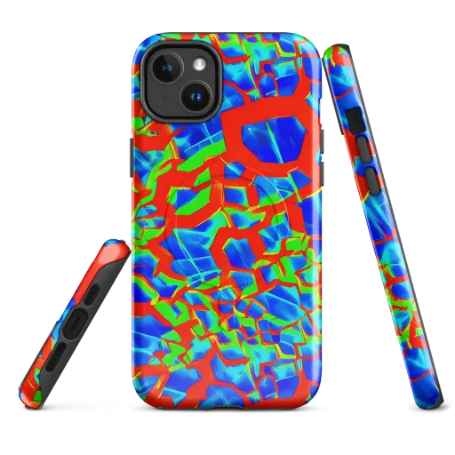 Plasma Lattice on a MagSafe Tough Case for iPhone®