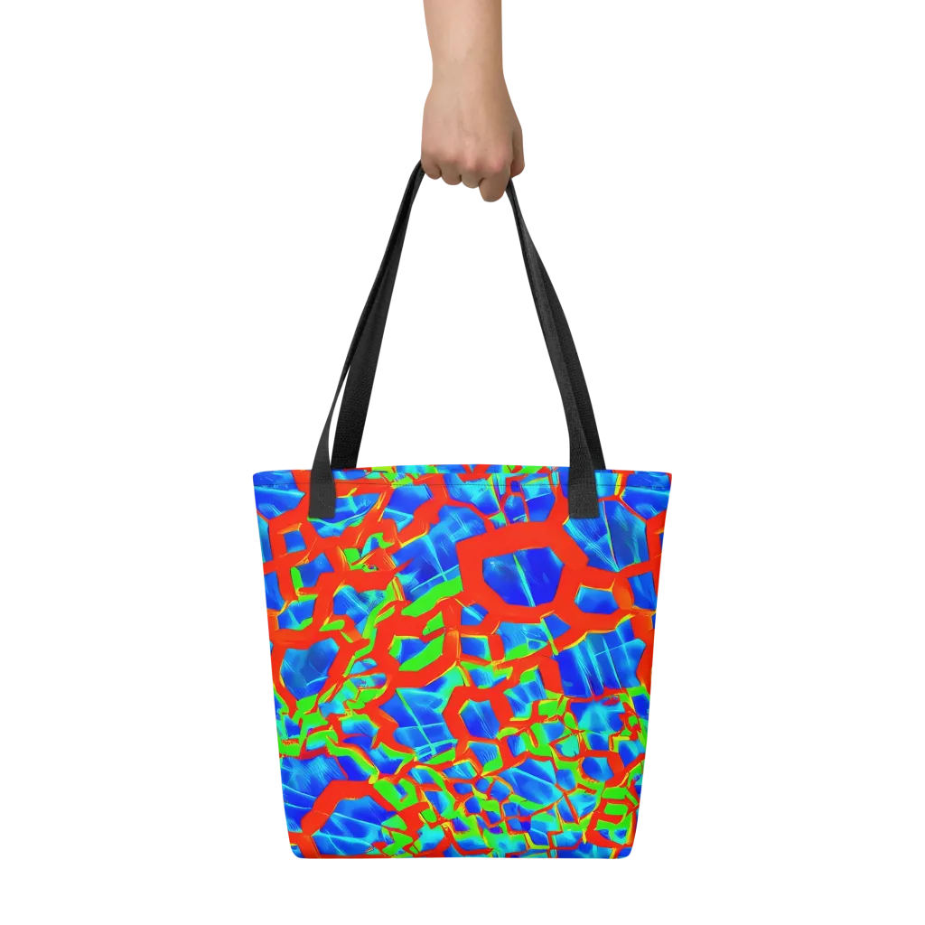 Plasma Lattice on Tote Bag — Front
