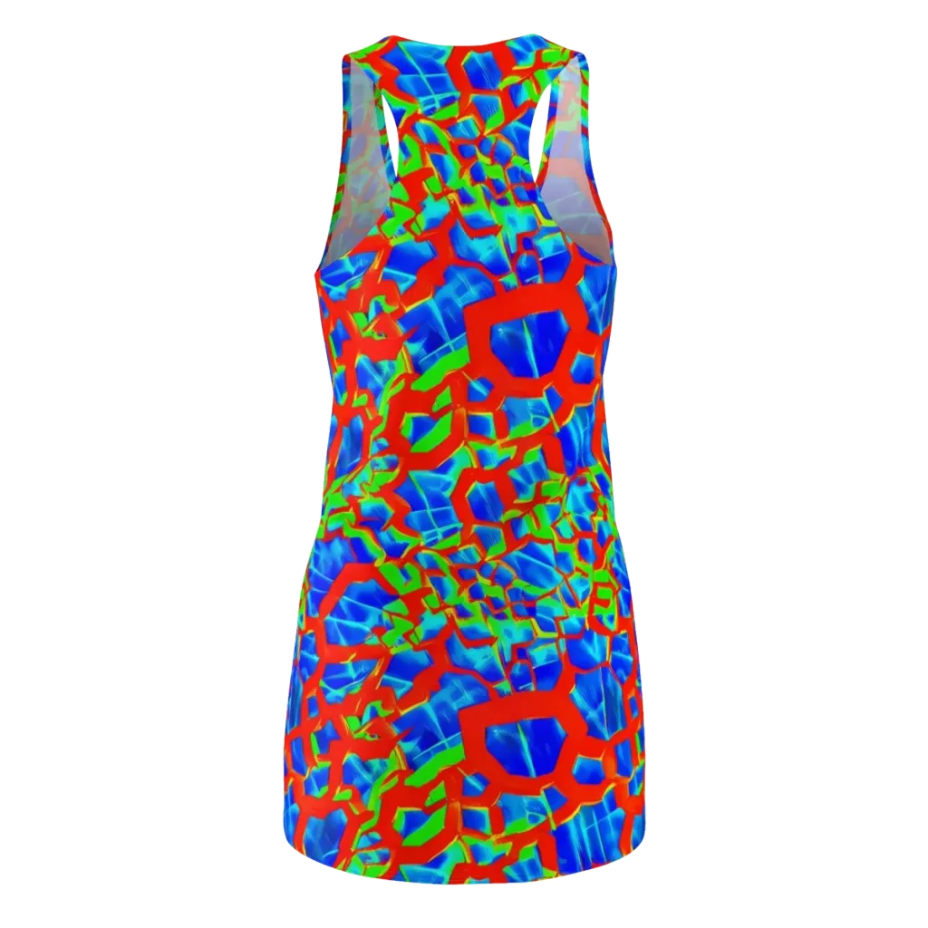 Plasma Lattice on Racerback Dress — Back