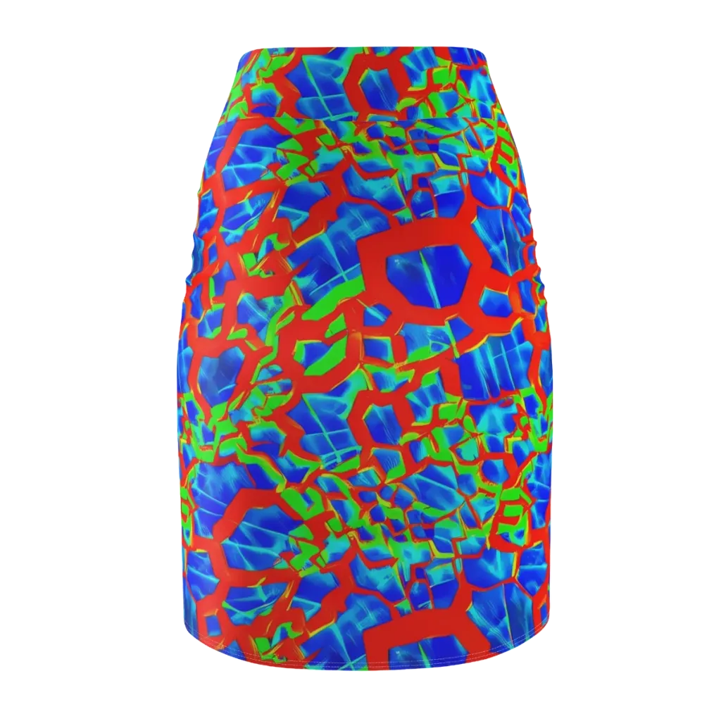 Plasma Lattice on Pencil Skirt — Back
