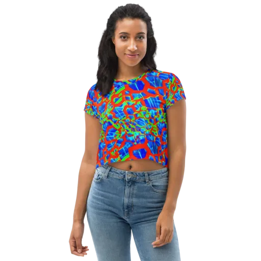 Plasma Lattice on a Crop Tee